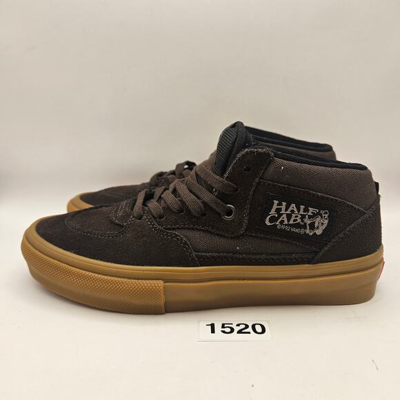 VANS MEN\'S 6 HALF CAB SKATEBOARD SHOES BROWN GUM NWOB main image 7
